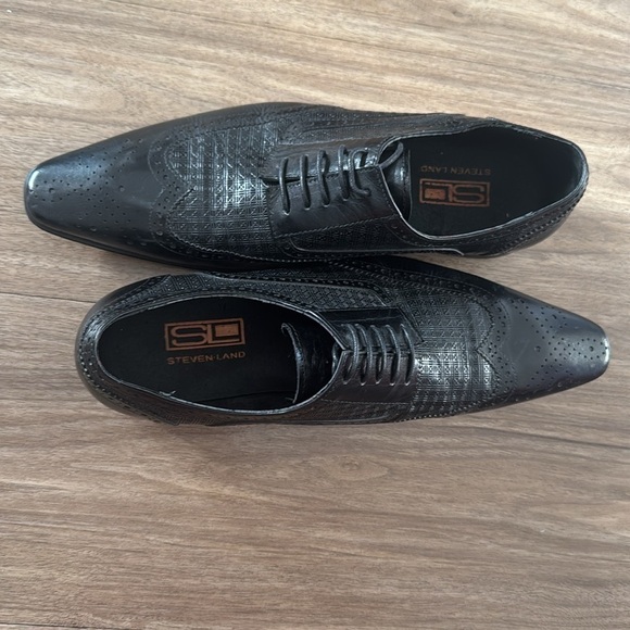 Steven Land Other - Steven Land Black Leather Oxford Shoes